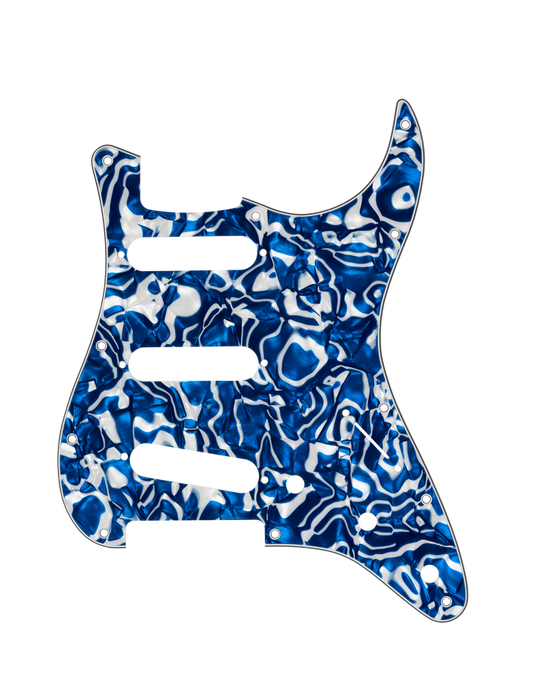D'Andrea USA Blue Swirl Pearl | Strat Pickguard