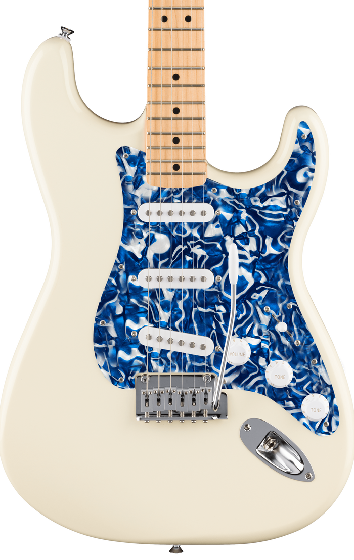 D'Andrea USA Blue Swirl Pearl | Strat Pickguard – product image 2