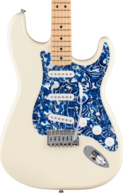 D'Andrea USA Blue Swirl Pearl | Strat Pickguard – product image 2