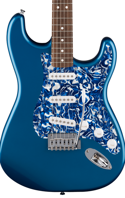 D'Andrea USA Blue Swirl Pearl | Strat Pickguard – product image 3