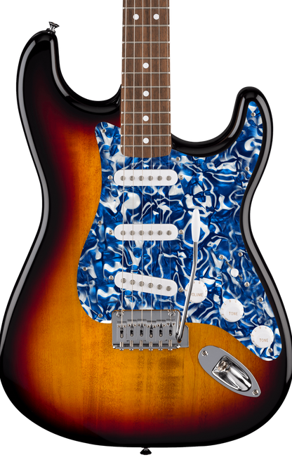 D'Andrea USA Blue Swirl Pearl | Strat Pickguard – product image 5