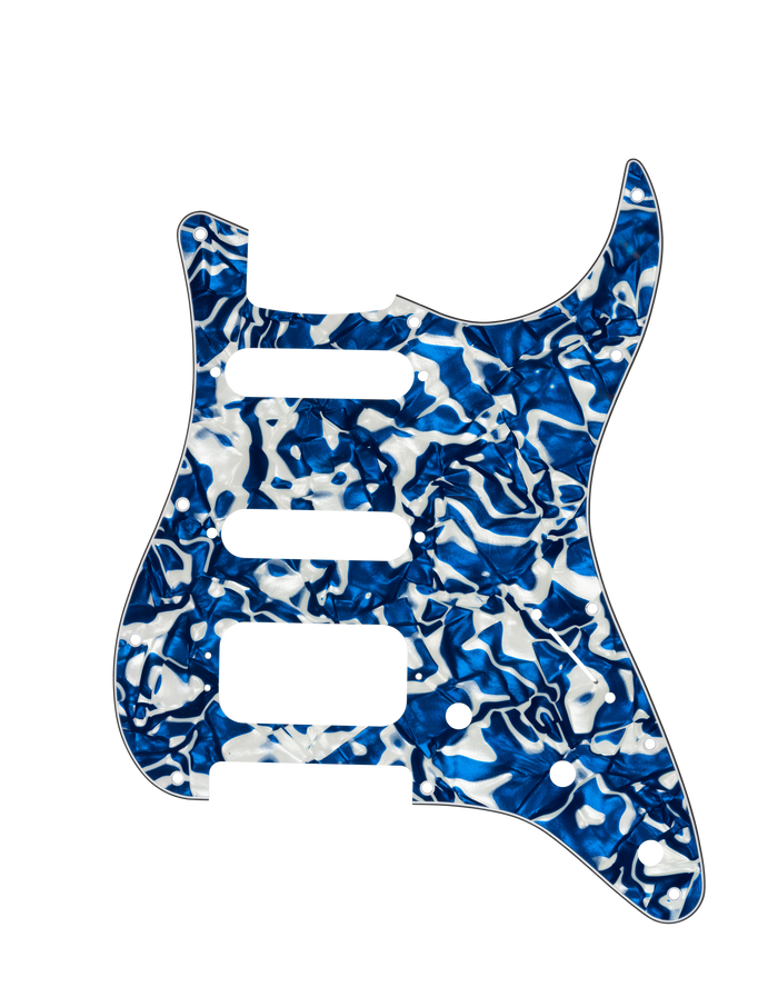 D'Andrea USA Blue Swirl Pearl | Strat Pickguard – product image 6