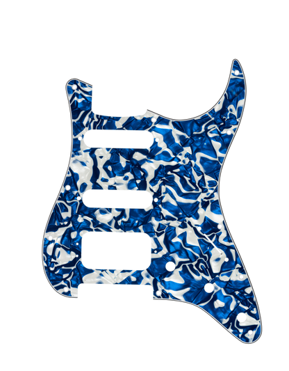 D'Andrea USA Blue Swirl Pearl | Strat Pickguard – product image 6