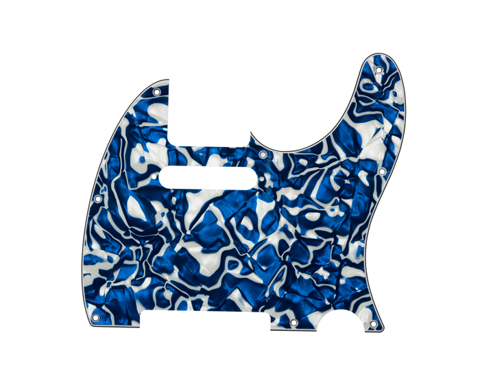 D'Andrea USA Blue Swirl Pearl | Tele Pickguard