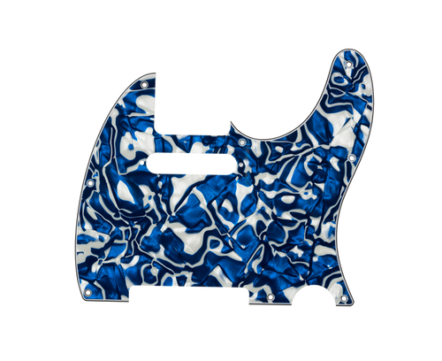 D'Andrea USA Blue Swirl Pearl | Tele Pickguard