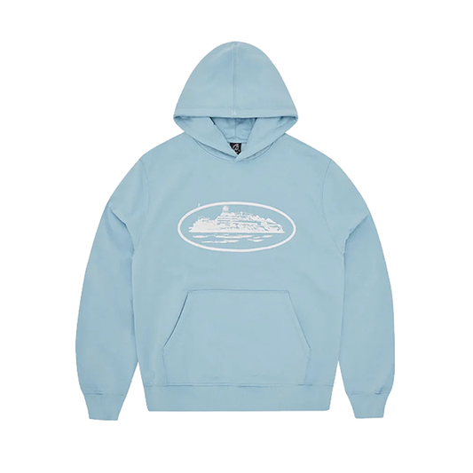 Bluza Corteiz Alcatraz Hoodie 2024 Baby Blue L CORTEIZ Bluzy