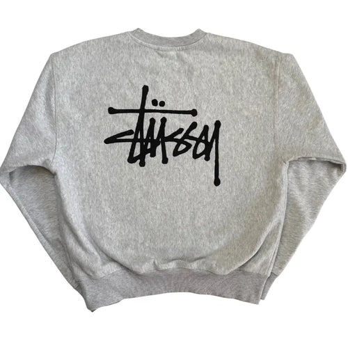 Bluza Stussy Crewneck Basic Logo Grey M STUSSY Bluzy