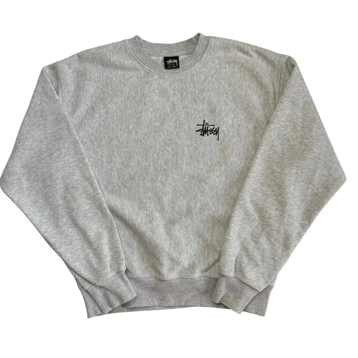 Bluza Stussy Crewneck Basic Logo Grey M STUSSY Bluzy