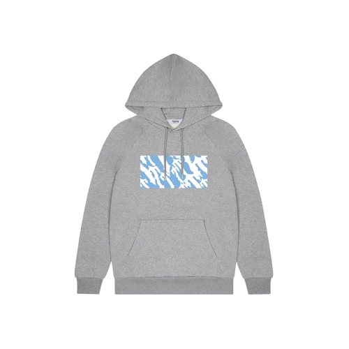 Bluza Trapstar Waves Hoodie Grey/Blue TRAPSTAR Bluzy