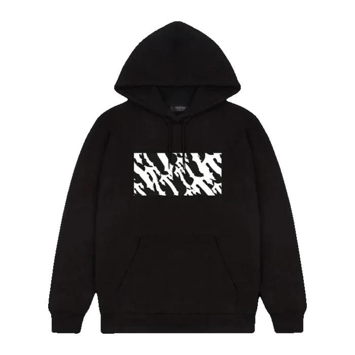 Bluza Trapstar Wavy T Box Hoodie Black TRAPSTAR Bluzy