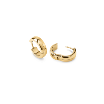 Boccia Titanium Ohrringe Creolen Titan Goldfarben