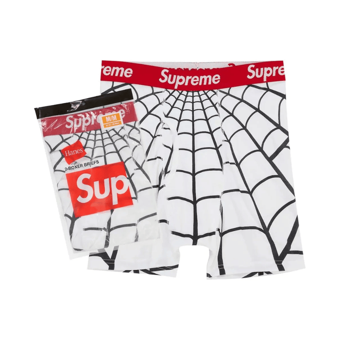 Bokserki Supreme Hanes Spider-Man Boxer Briefs White 1szt SUPREME Bielizna