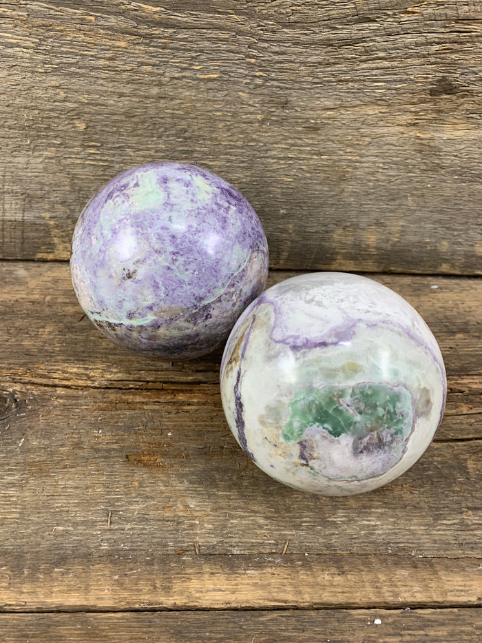 Bolivianite Sphere - Zero Point Crystals