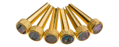 D'Andrea USA Brass Abalone Inlay | Tone Pins