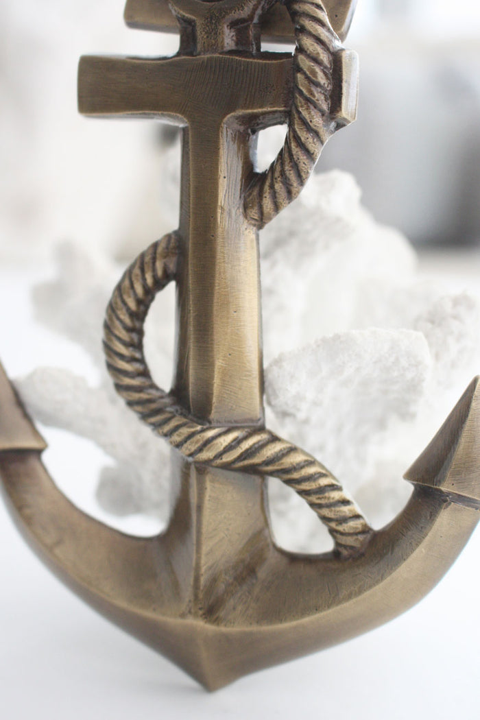 Brass Anchor Door Knocker