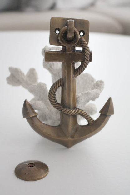 Brass Anchor Door Knocker