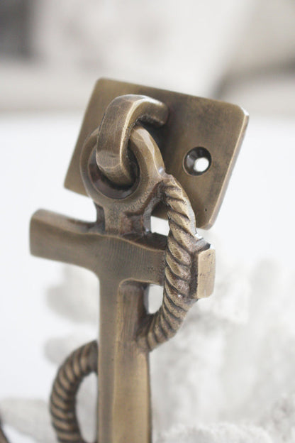 Brass Anchor Door Knocker