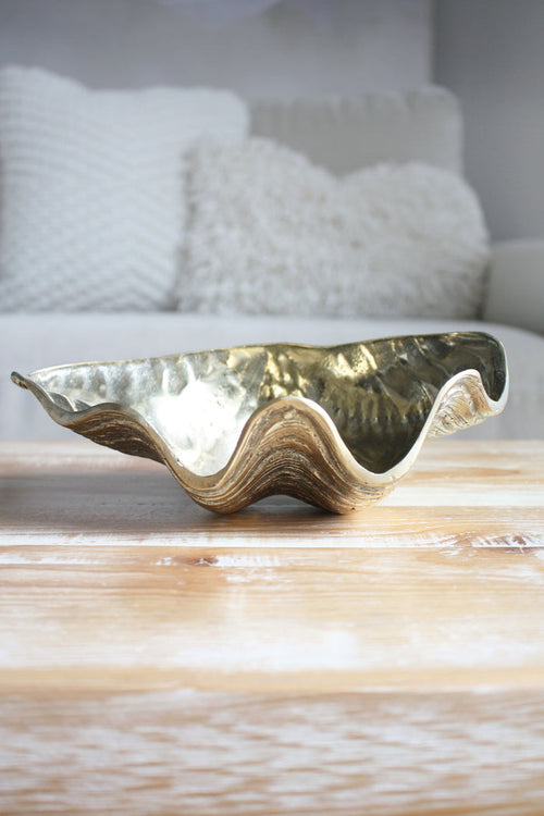 Brass Clam Shell 23cm