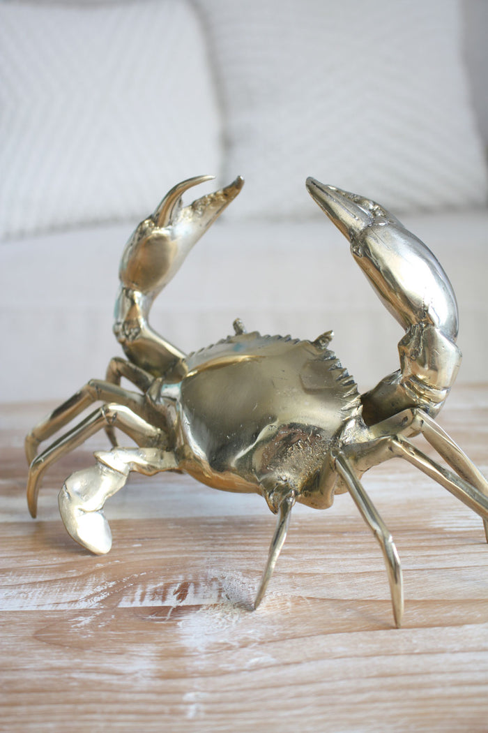 Brass Crab - Large