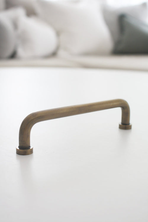 Brass Hemingway Cabinet Handle 14cm