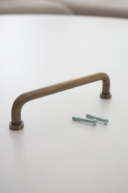 Brass Hemingway Cabinet Handle 14cm