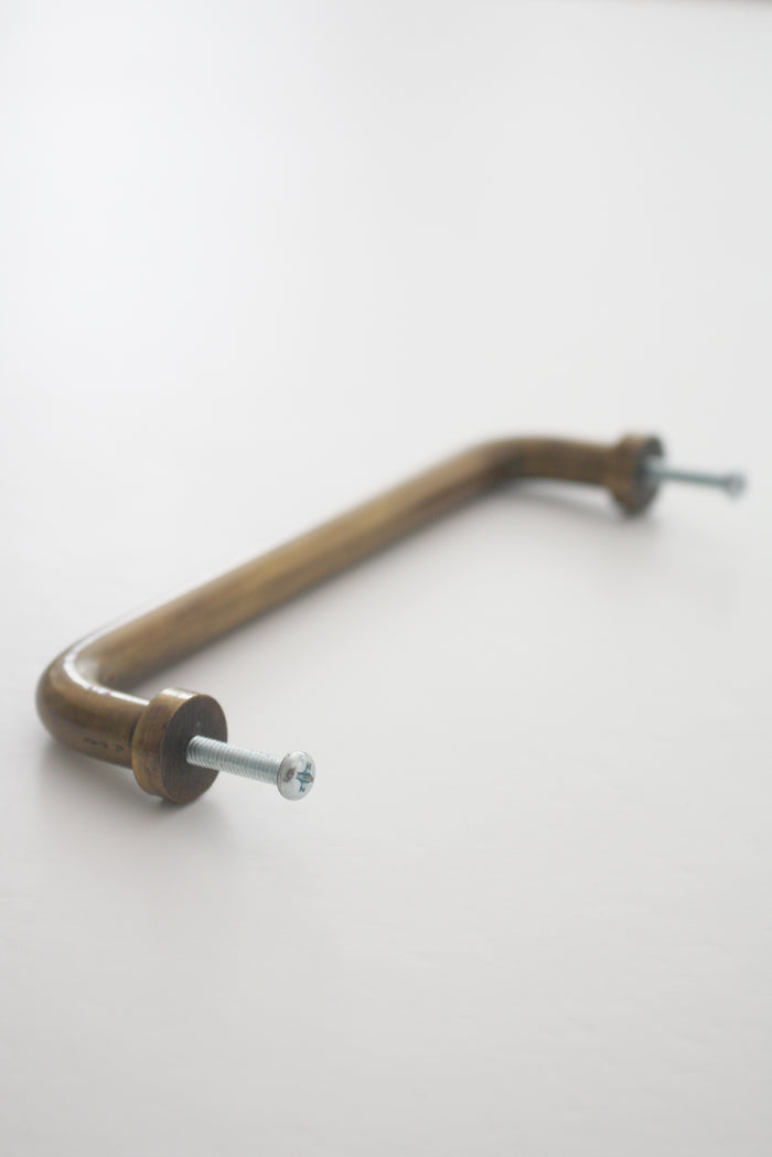Brass Hemingway Cabinet Handle 14cm