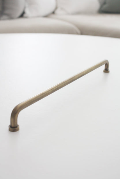 Brass Hemingway Cabinet Handle 33cm