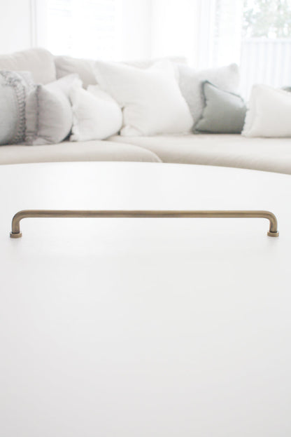 Brass Hemingway Cabinet Handle 33cm