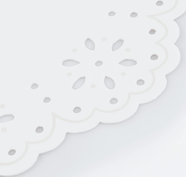 Meri Meri Broderie Anglaise Lace White Small Napkins