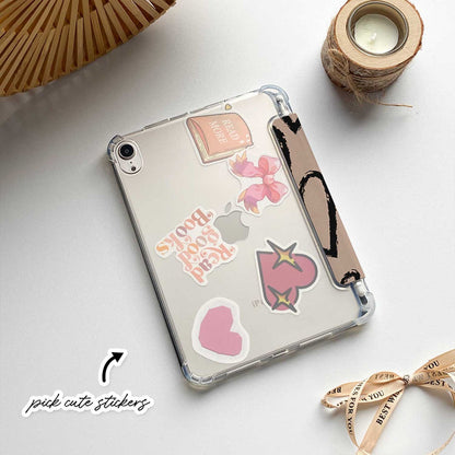 Brown&Black Hearts iPad Case
