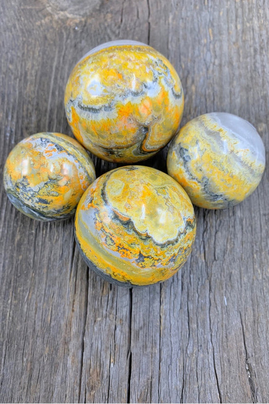 Bumblebee Jasper Sphere - Zero Point Crystals