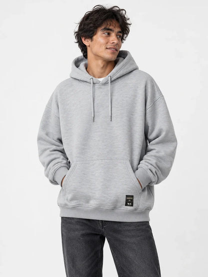 Buzo Gotcha Solid Oversize Gris Melange — vista principal