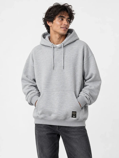 Buzo Gotcha Solid Oversize Gris Melange — vista principal