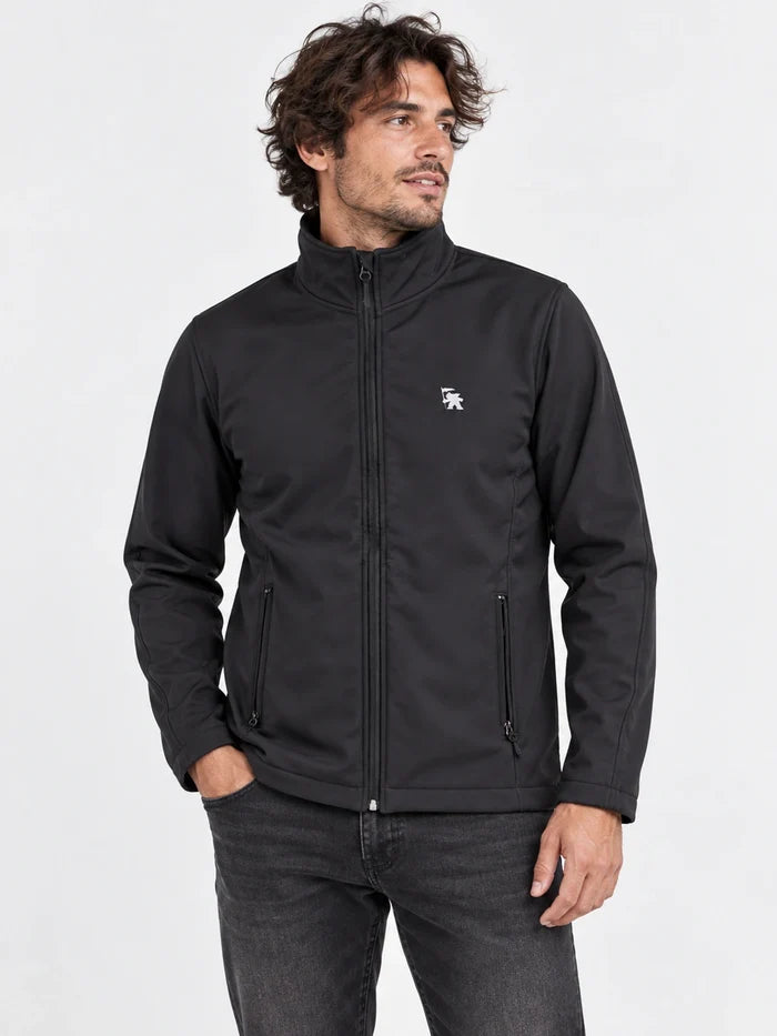 Campera Gotcha Through Softshell Negro — vista principal