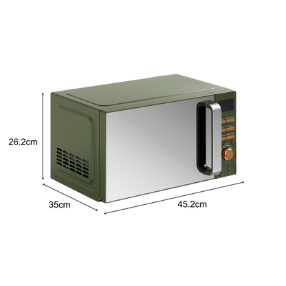 Cassini 20L 800W Green Digital Microwave - Olivine