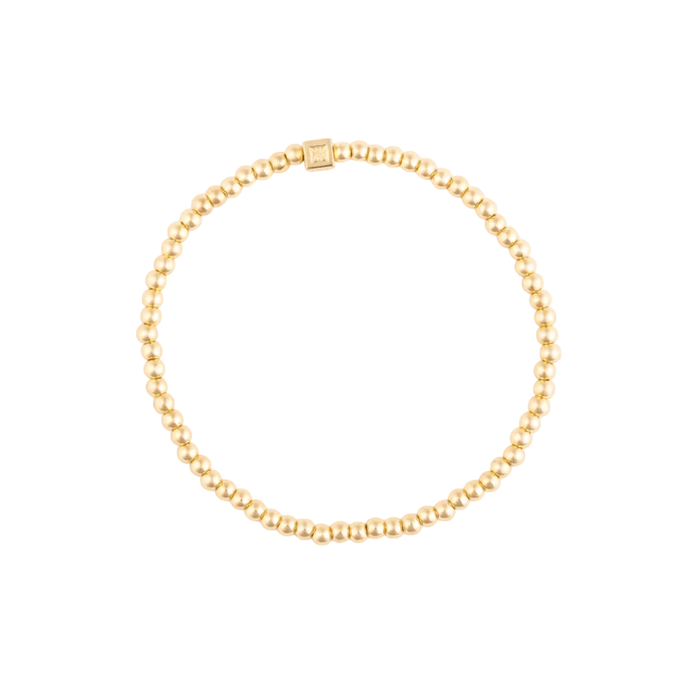 Michelle McDowell 3mm Celeste Beaded Waterproof Bracelet (Choose Size)
