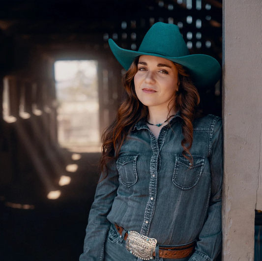 Charlie 1 Horse The Cowgirl Hat in Turquoise