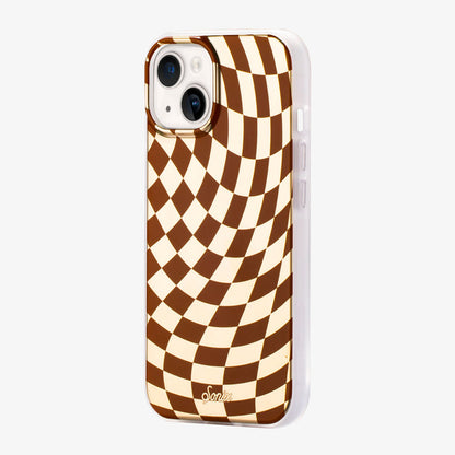 Checkmate Gold/Brown MagSafe® Compatible iPhone Case
