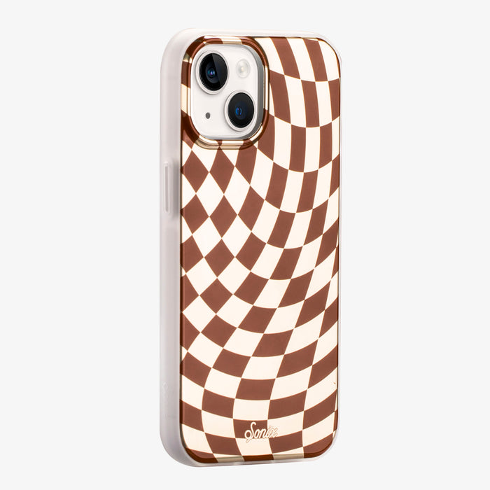 Checkmate Gold/Brown MagSafe® Compatible iPhone Case