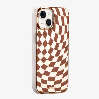 Checkmate Gold/Brown MagSafe® Compatible iPhone Case