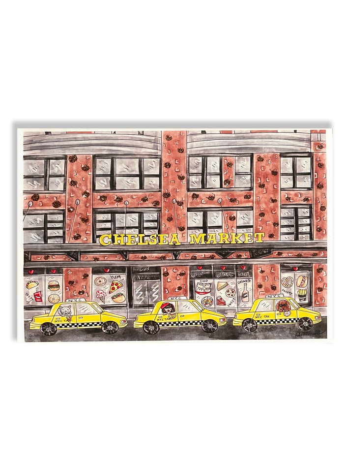 Chelsea Market Glitter Card
