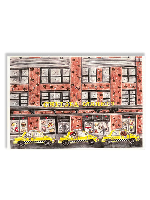 Chelsea Market Glitter Card