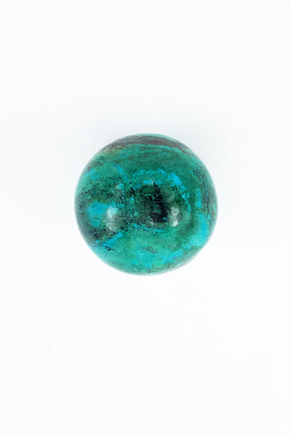 Chrysocolla Sphere A - Zero Point Crystals