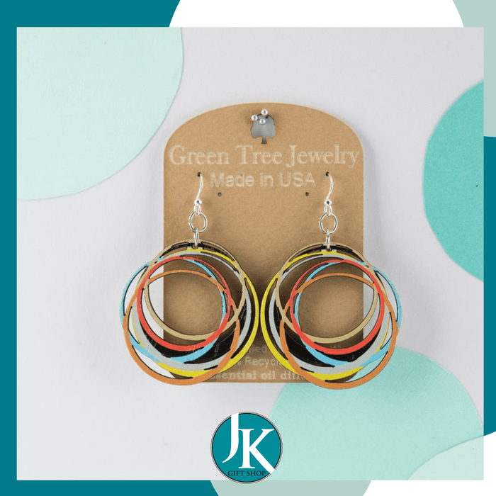 Circle Array Dangle Earrings
