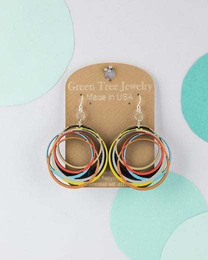 Circle Array Dangle Earrings