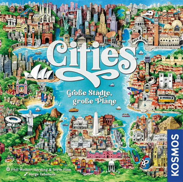 Cities - Schnelles Städteplanspiel für Familien