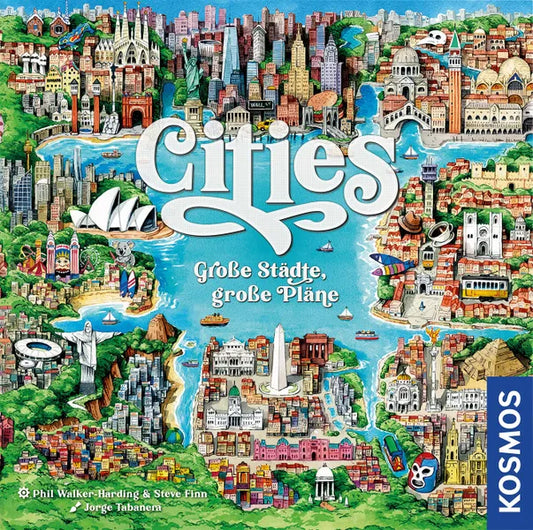 Cities - Schnelles Städteplanspiel für Familien