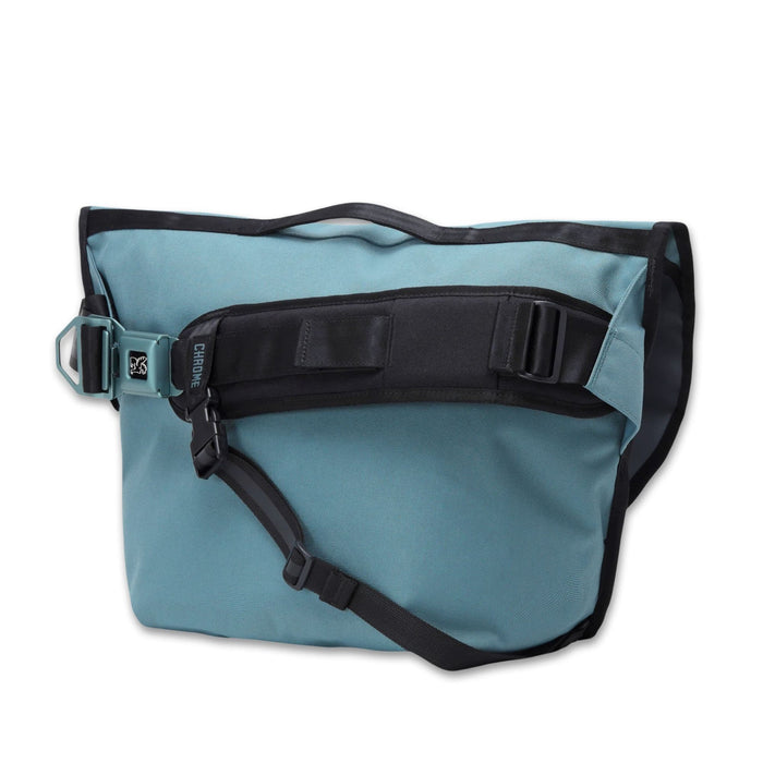 The back of the Citizen Messenger 15L in Steel Blue #color_steel blue
