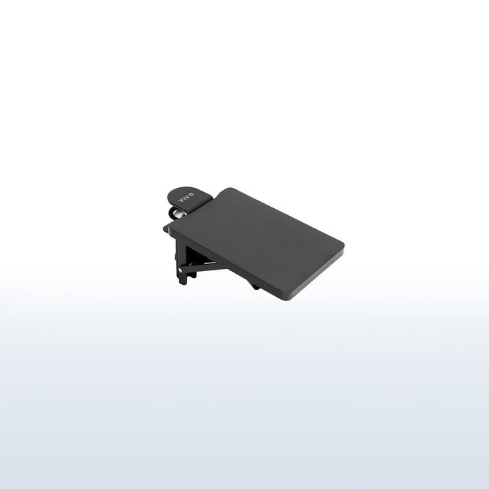 Clamp-on 6 x 9 inch (11 Including Clamps) Desk Extender, Wrist Support, Armrest Tray, Table Mount for Sit Stand Desks