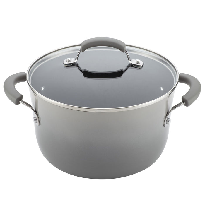Cookware Classic Brights 14-Piece Cookware Set | Sea Salt Gray